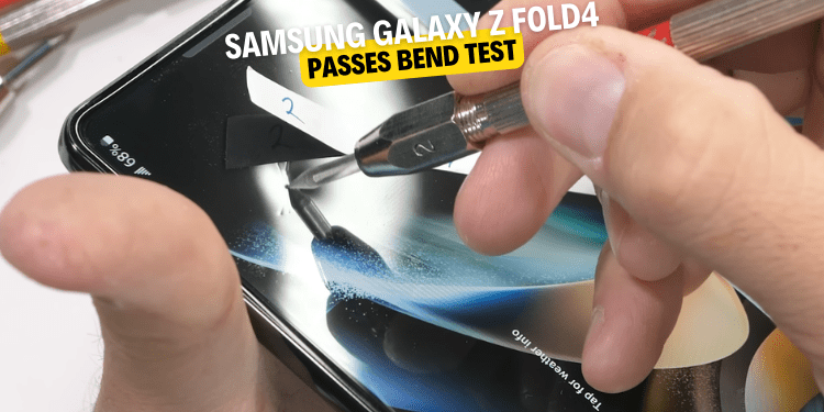 The latest Samsung Galaxy Z Fold4 has passed the famous folding test