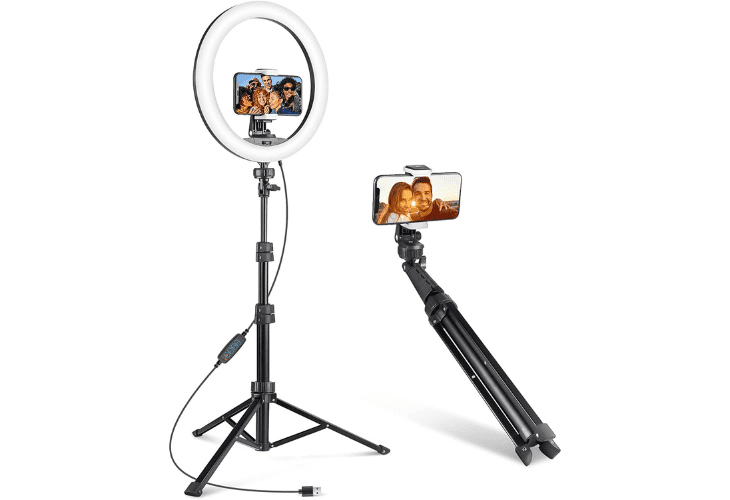 selfie ring light + tripod stand and phone holder part 1