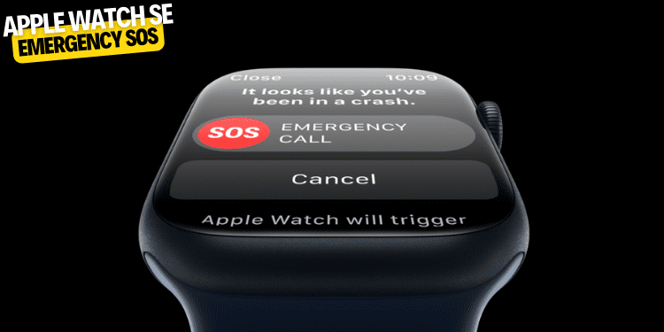 Apple Watch SE emergency sos