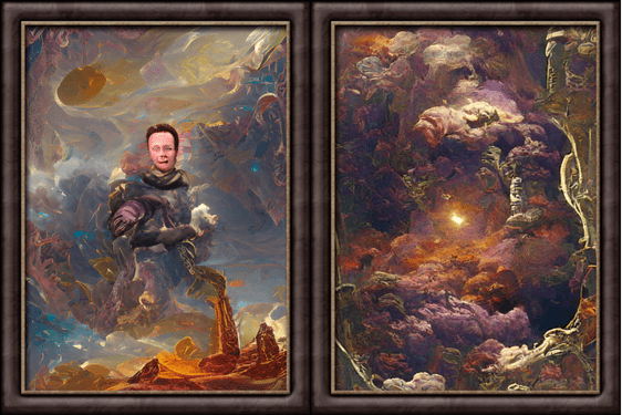 Elon Musk - NFT digital art style Arcane