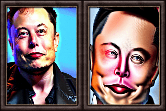 Elon Musk - NFT digital art style Realistic
