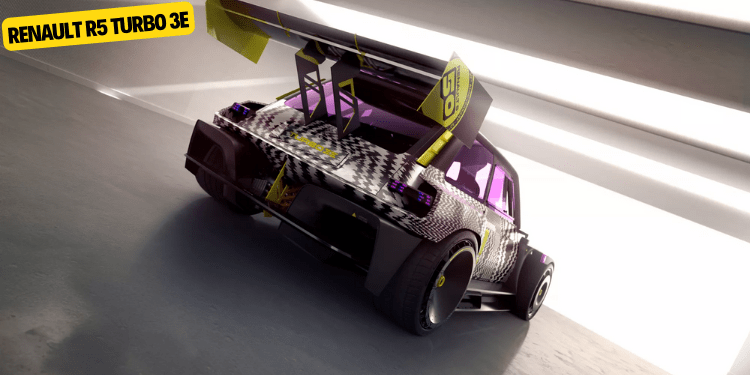 Renault R5 Turbo 3E Car is built on a tubular chassis