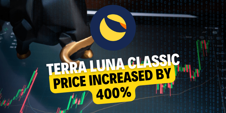 Terra Luna Classic price increased by 400%