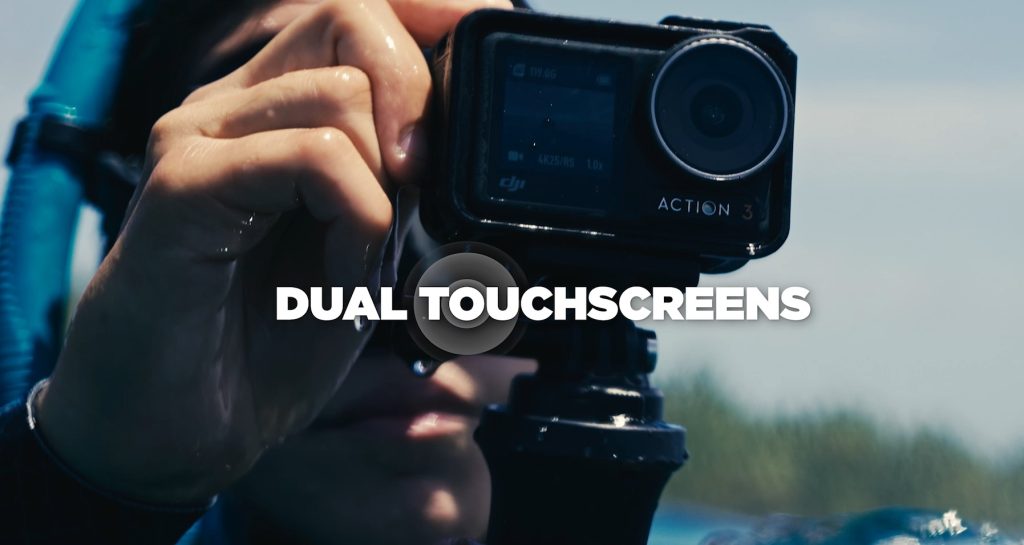 osmo action 3 dual touchscreens