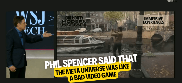 Phil Spencer said that the Meta universe was like a bad video game