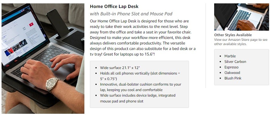 home office lap desk