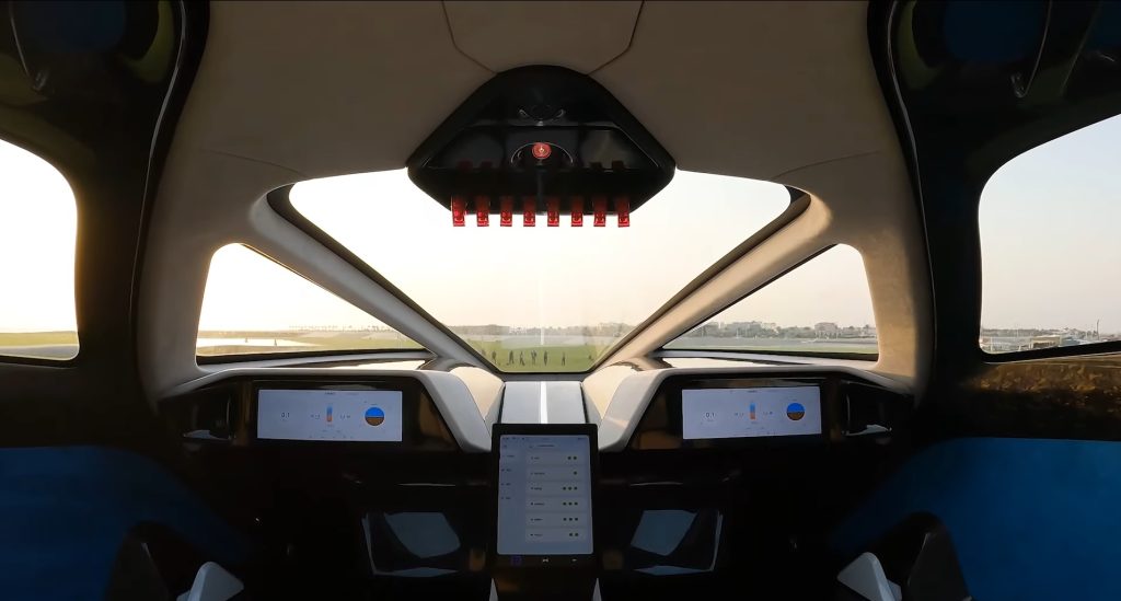 inside Xpeng X2 electric flying car