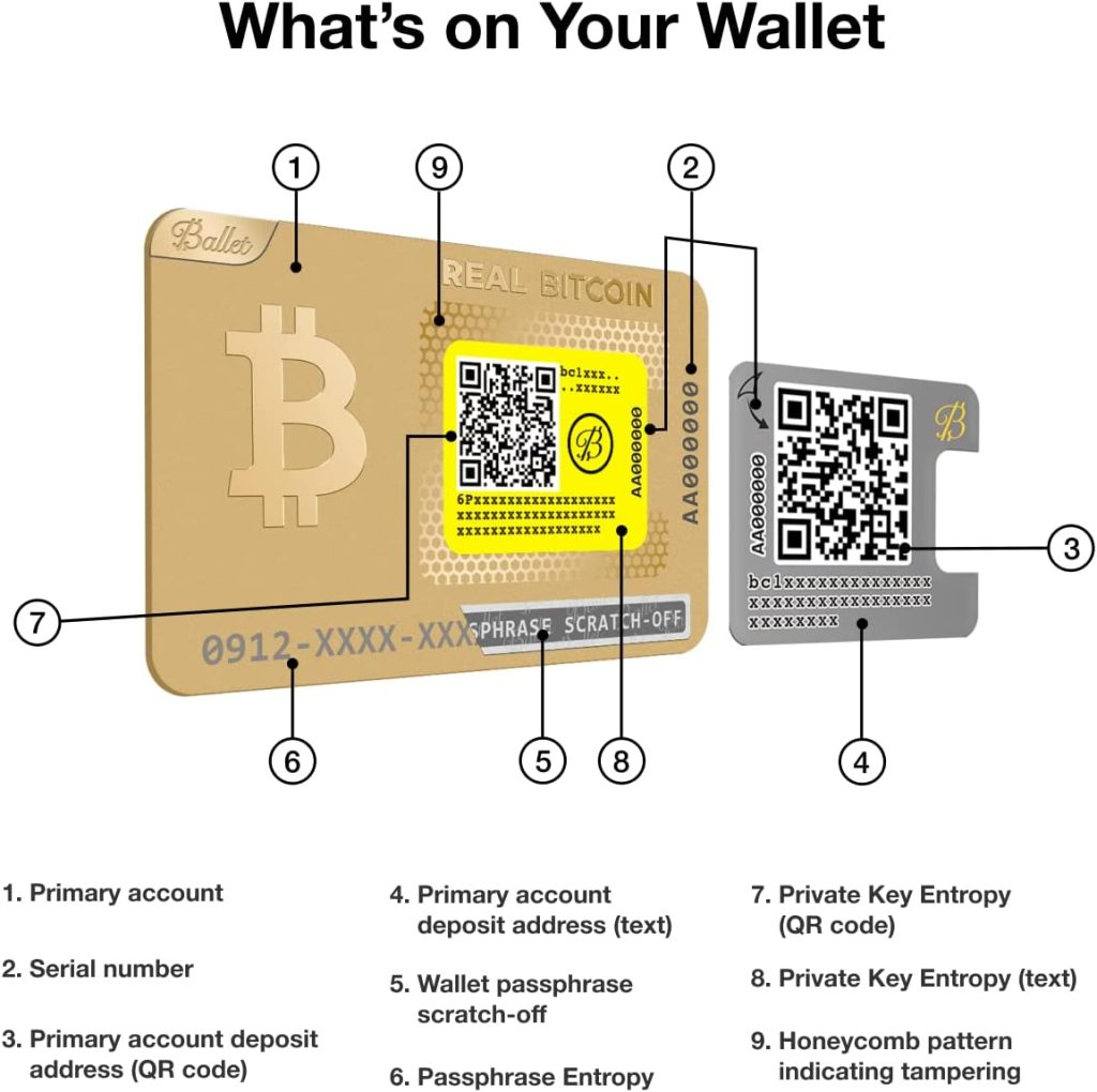 Ballet Real Bitcoin, cold storage