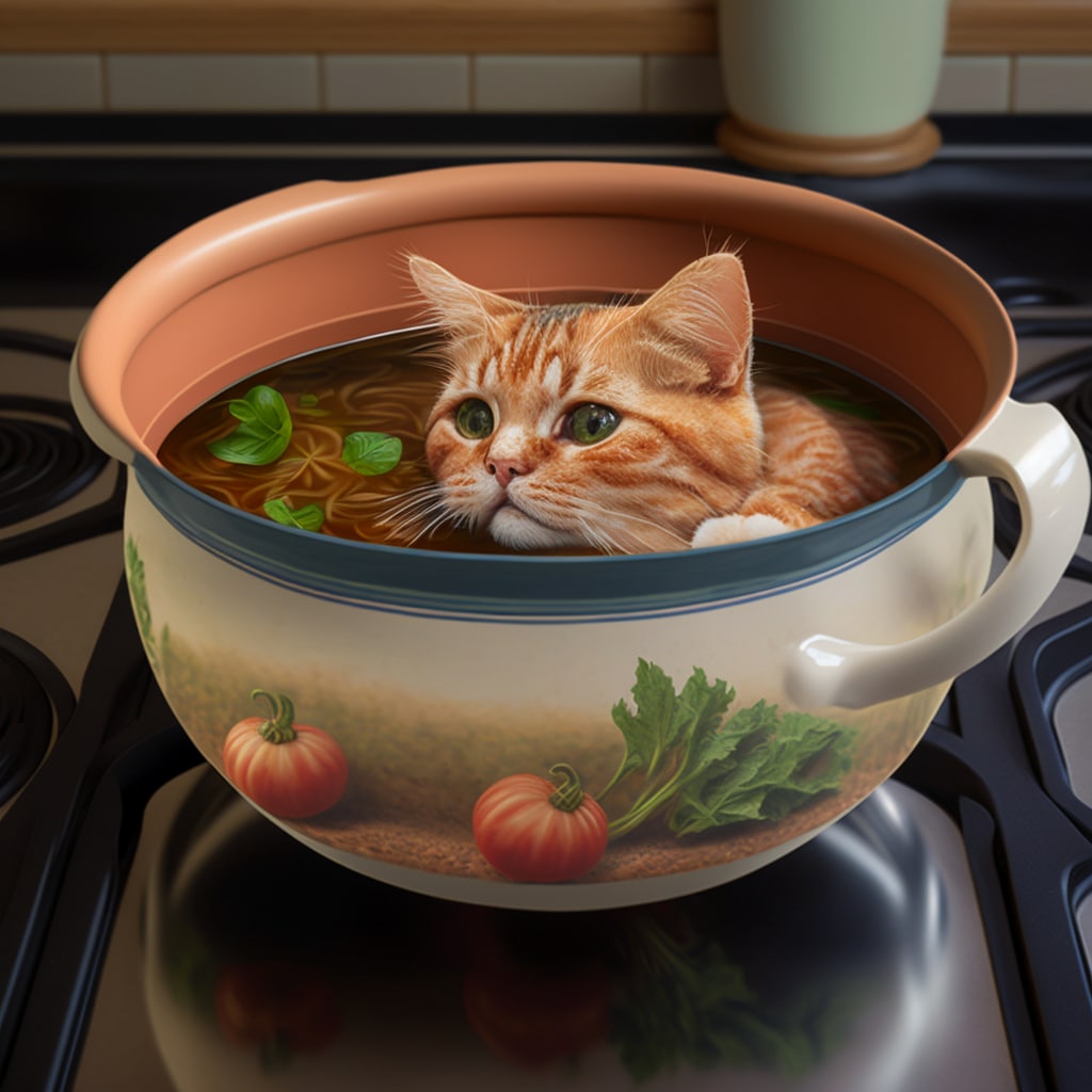 Cat in Soup