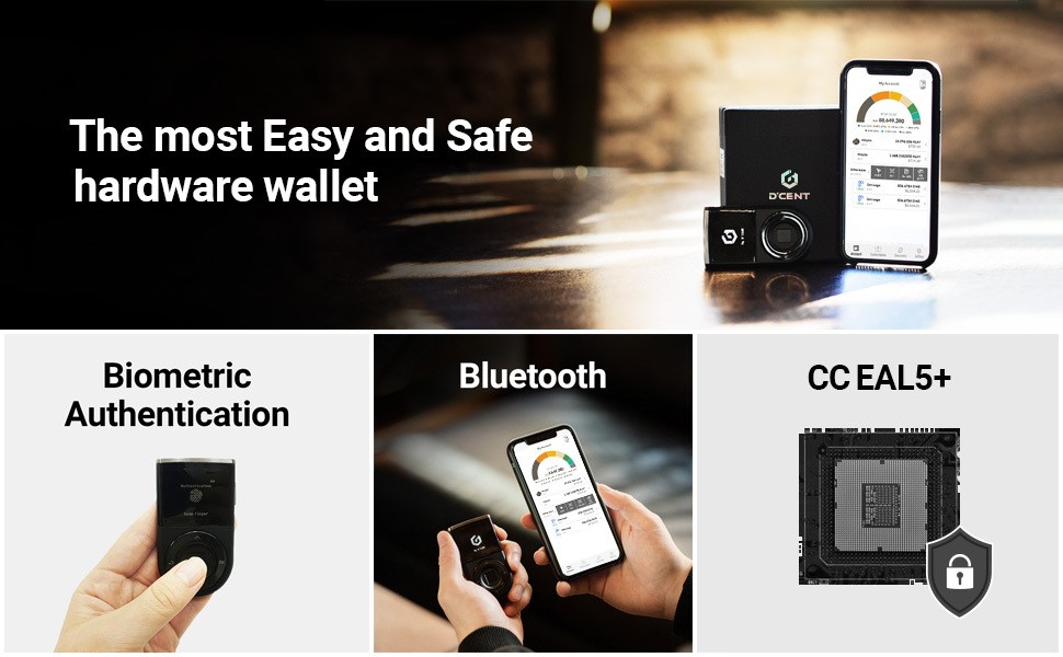 Dcent easy and safe hardware wallet