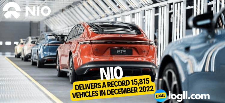 NIO Delivers a Record 15,815 Vehicles in December 2022