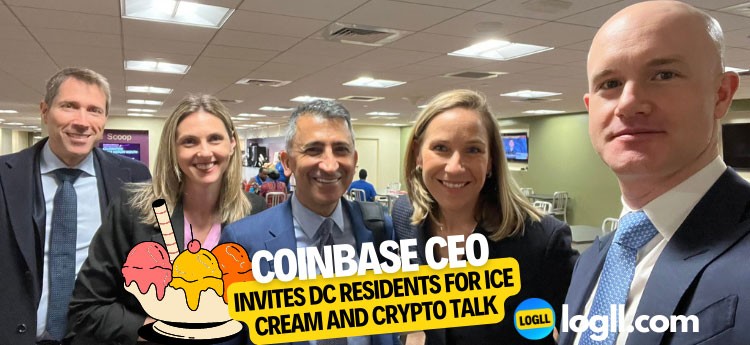 Coinbase CEO invites DC residents for ice cream and crypto talk