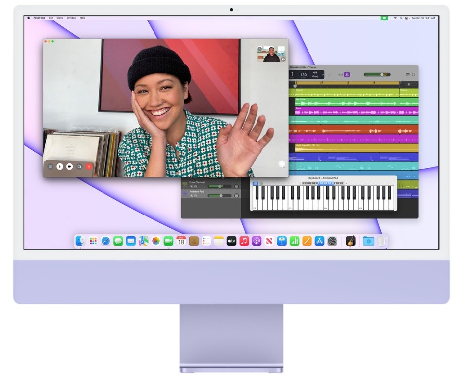 Apple iMac 24 Studio-quality mics