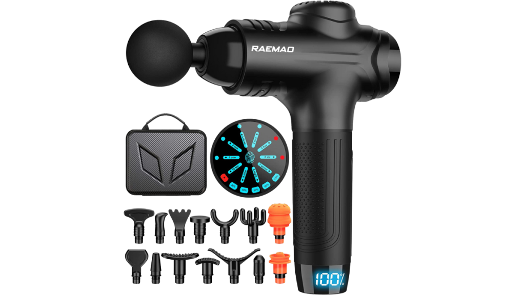 Powerful and Portable: RAEMAO X6 Massage Gun for Effective Pain Relief and Muscle Recovery