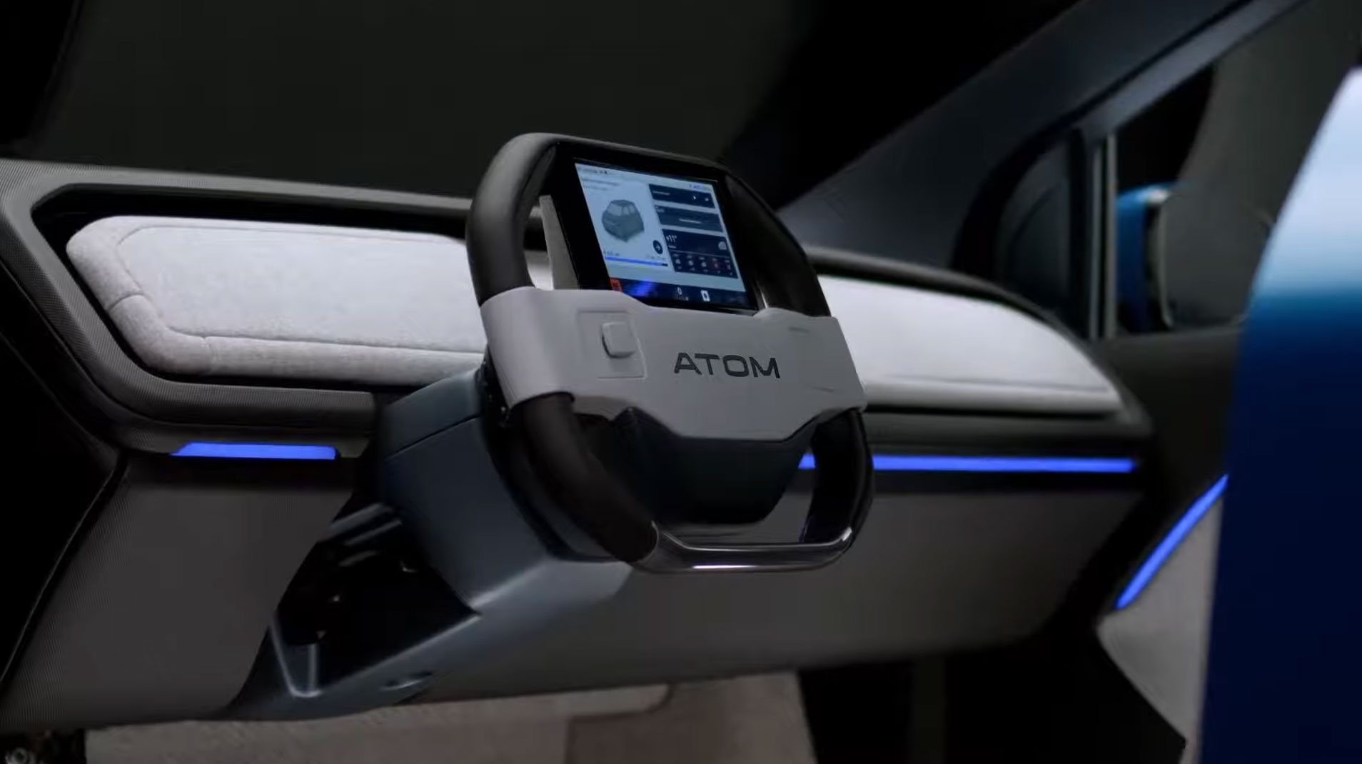 Electro Car Atom Interior